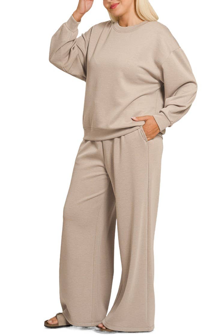 Scuba Crewneck Set Curvy