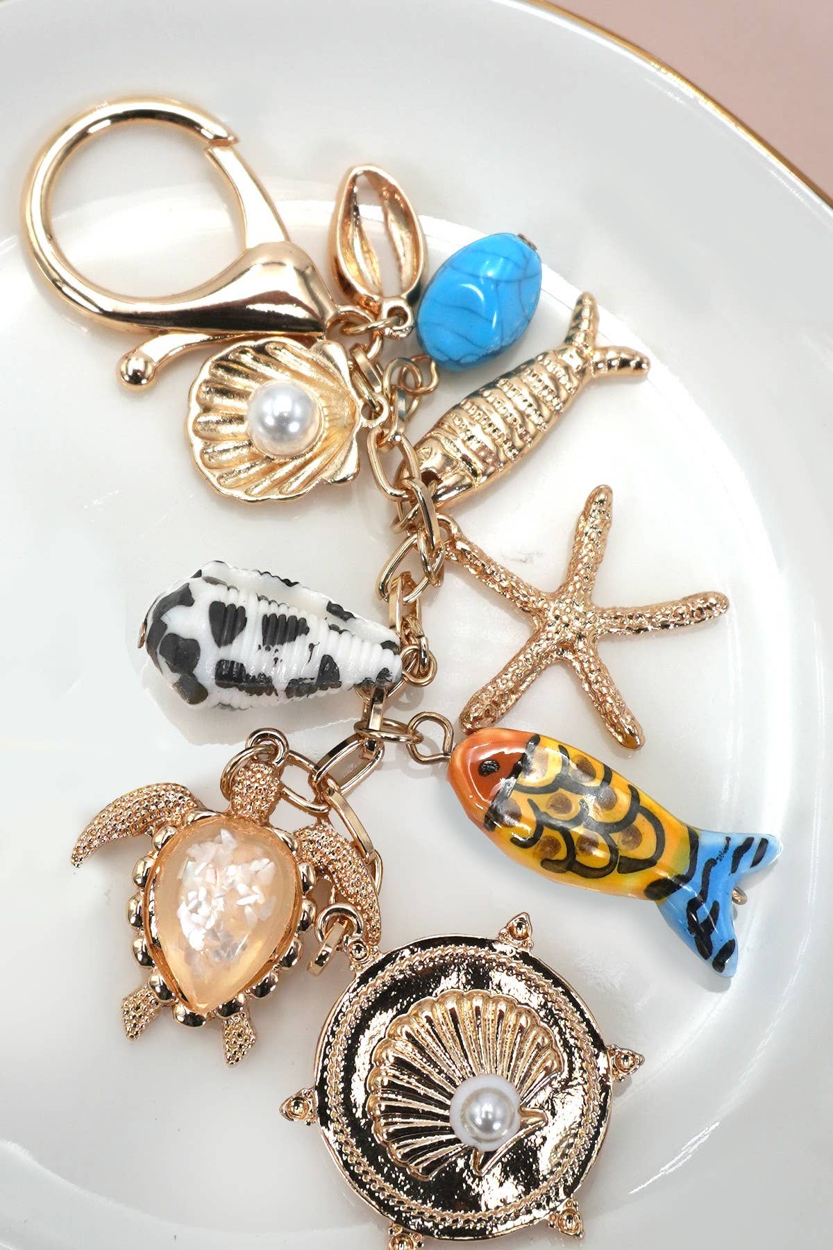 Ocean Inspired Bag Charm