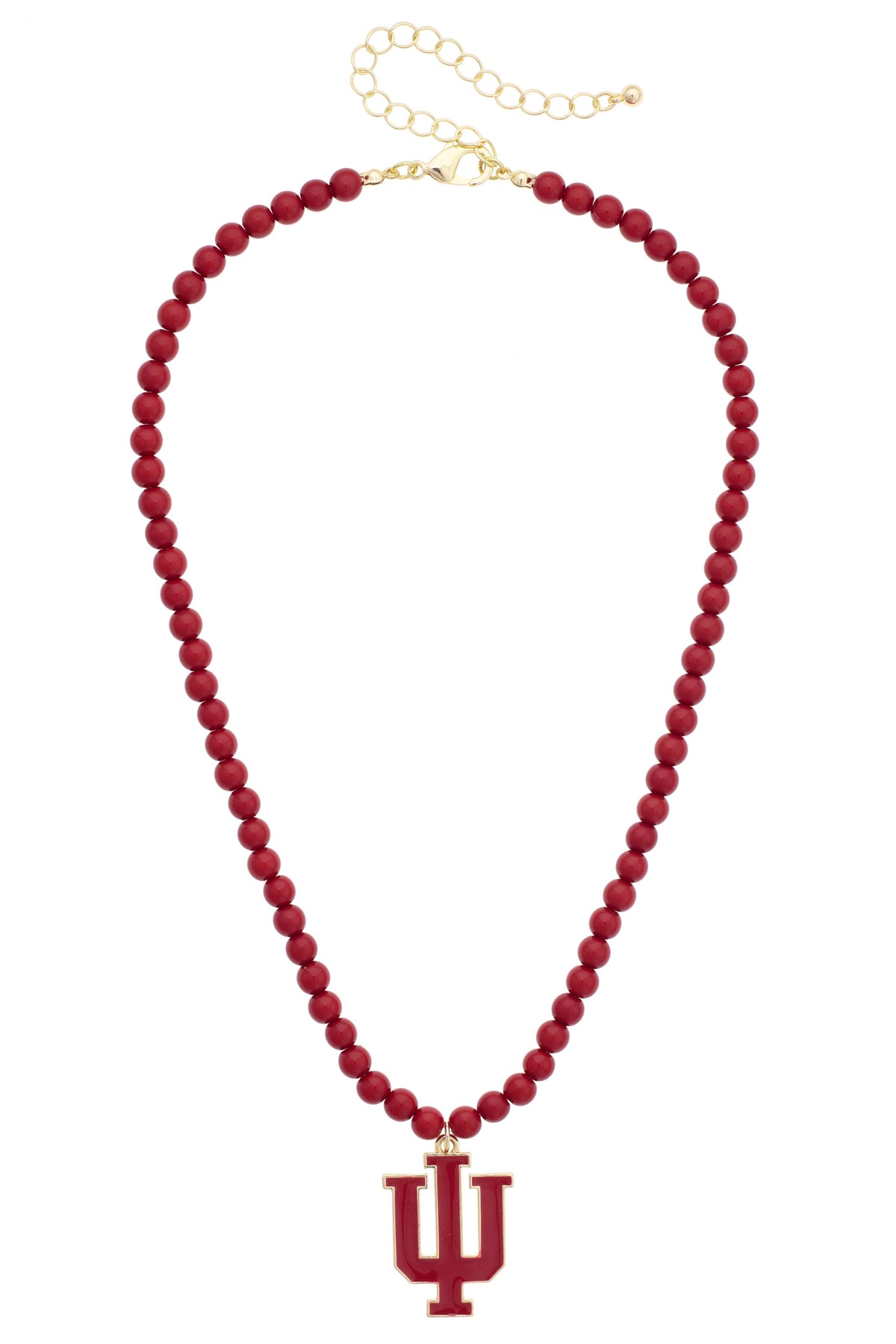 Indiana Hoosiers Beaded Necklace