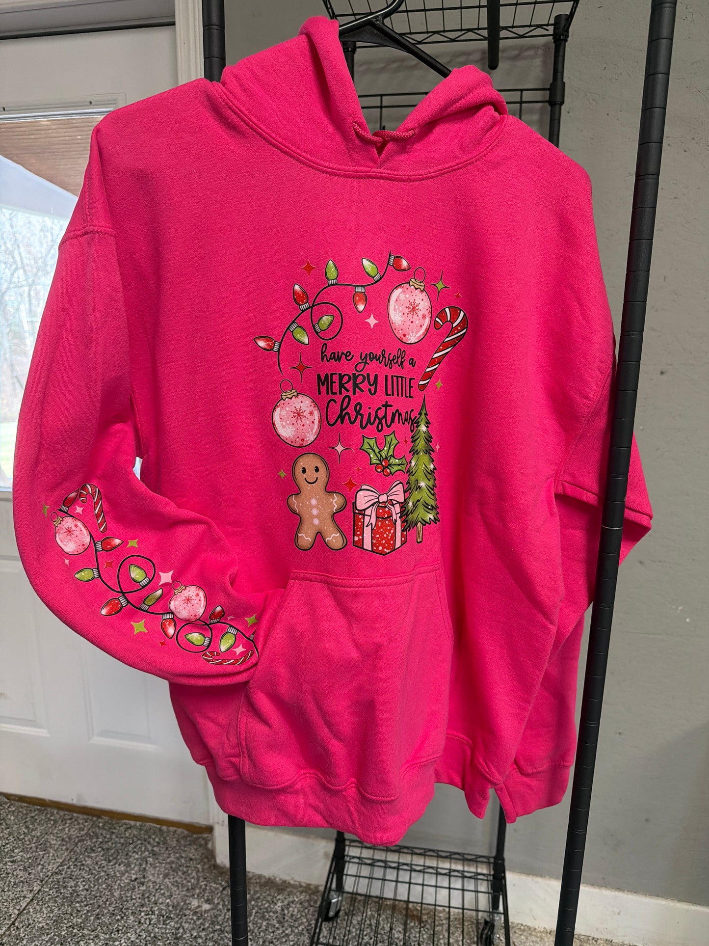 Hoodie - Have yourself a merry little Christmas with sleeve