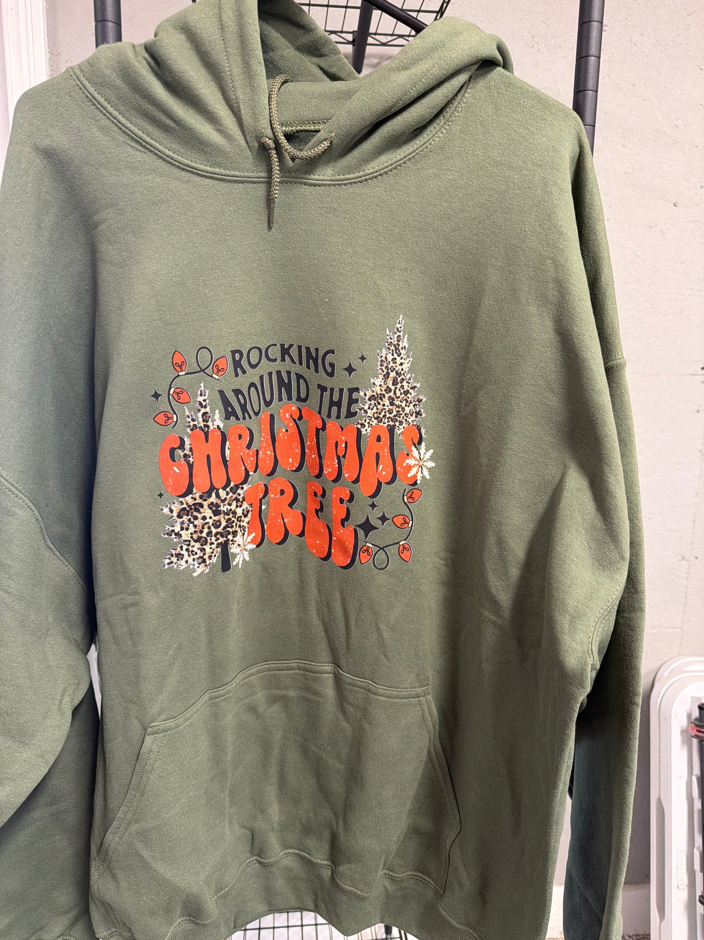 Hoodie - rocking around the Christmas tree