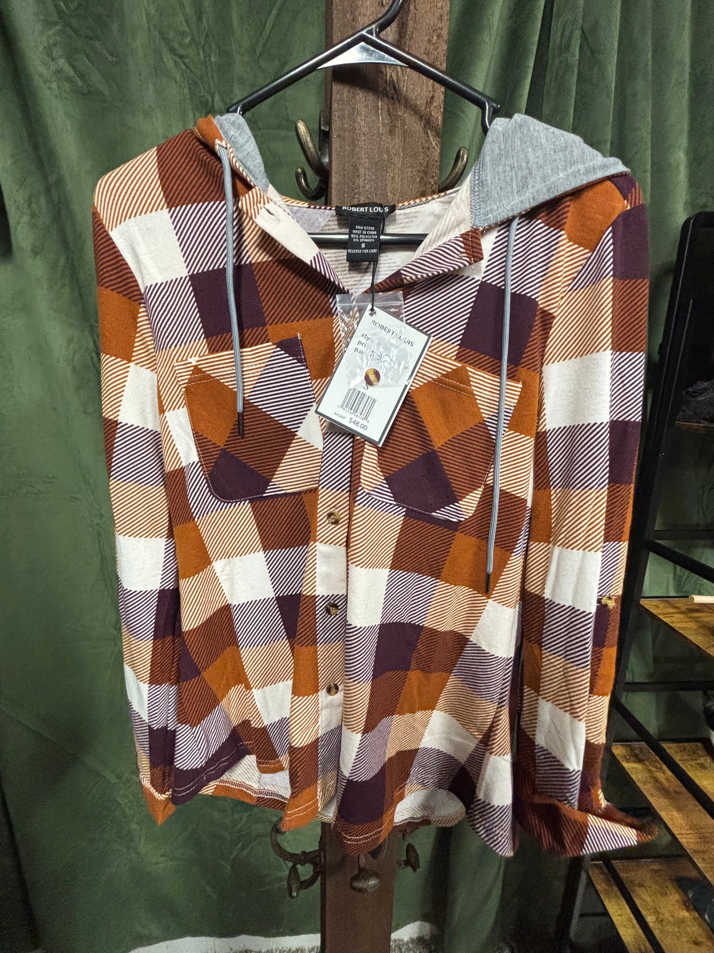 Classic Flannel Orange- Misses