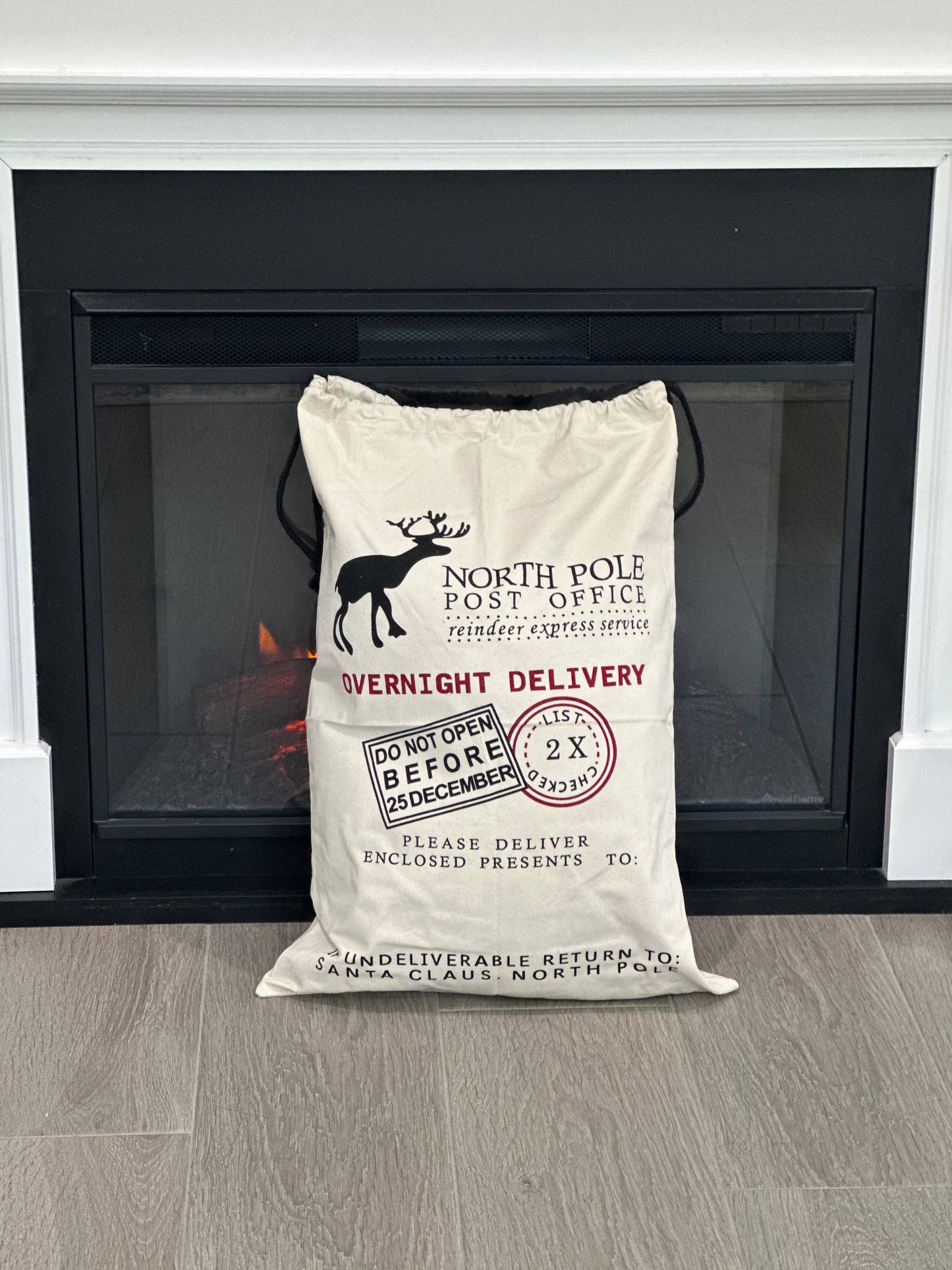 Christmas Santa Sack "North Pole Natural"