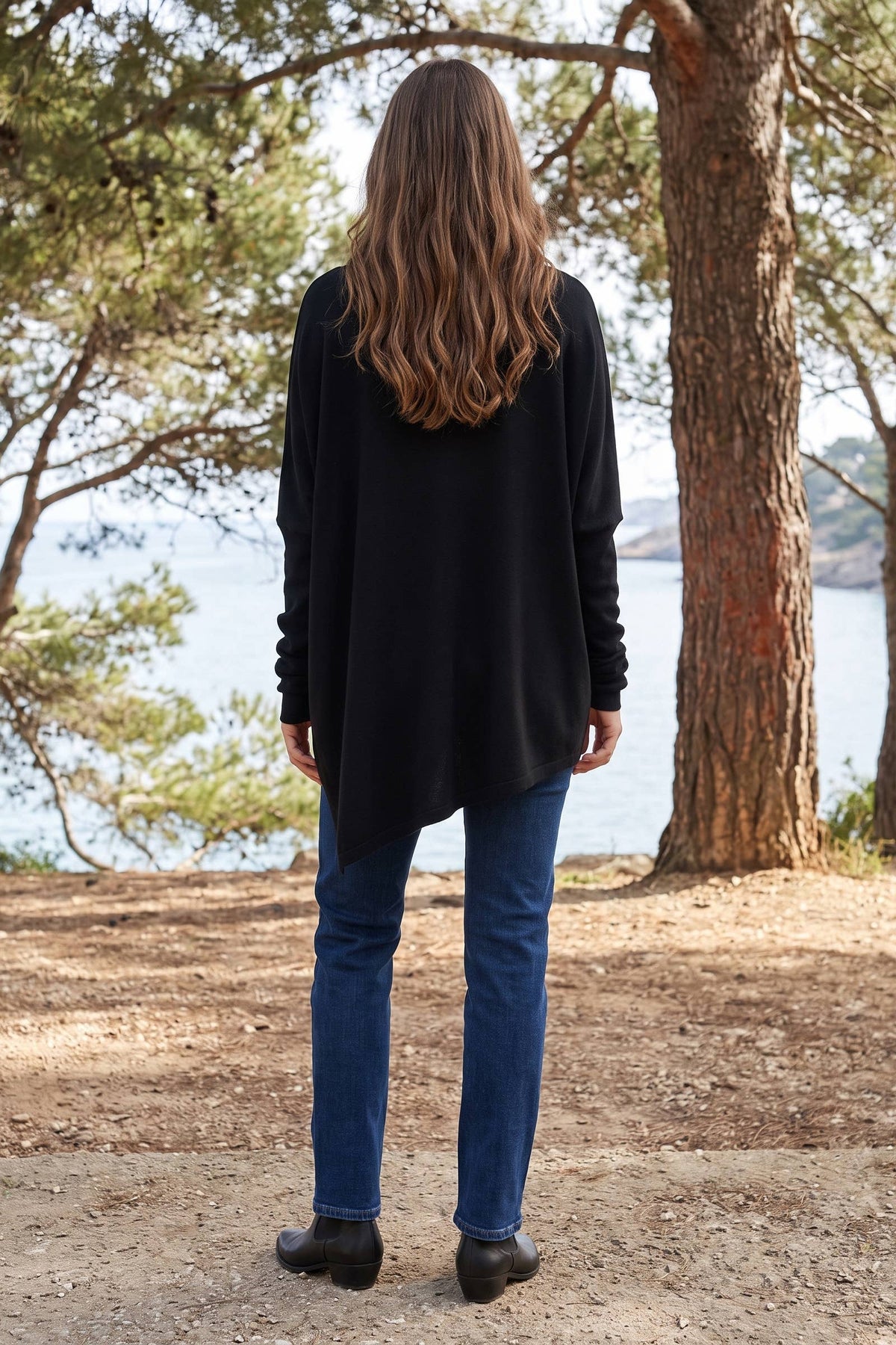 2-Way Cowl Neck or One-Shoulder Asymmetrical Top