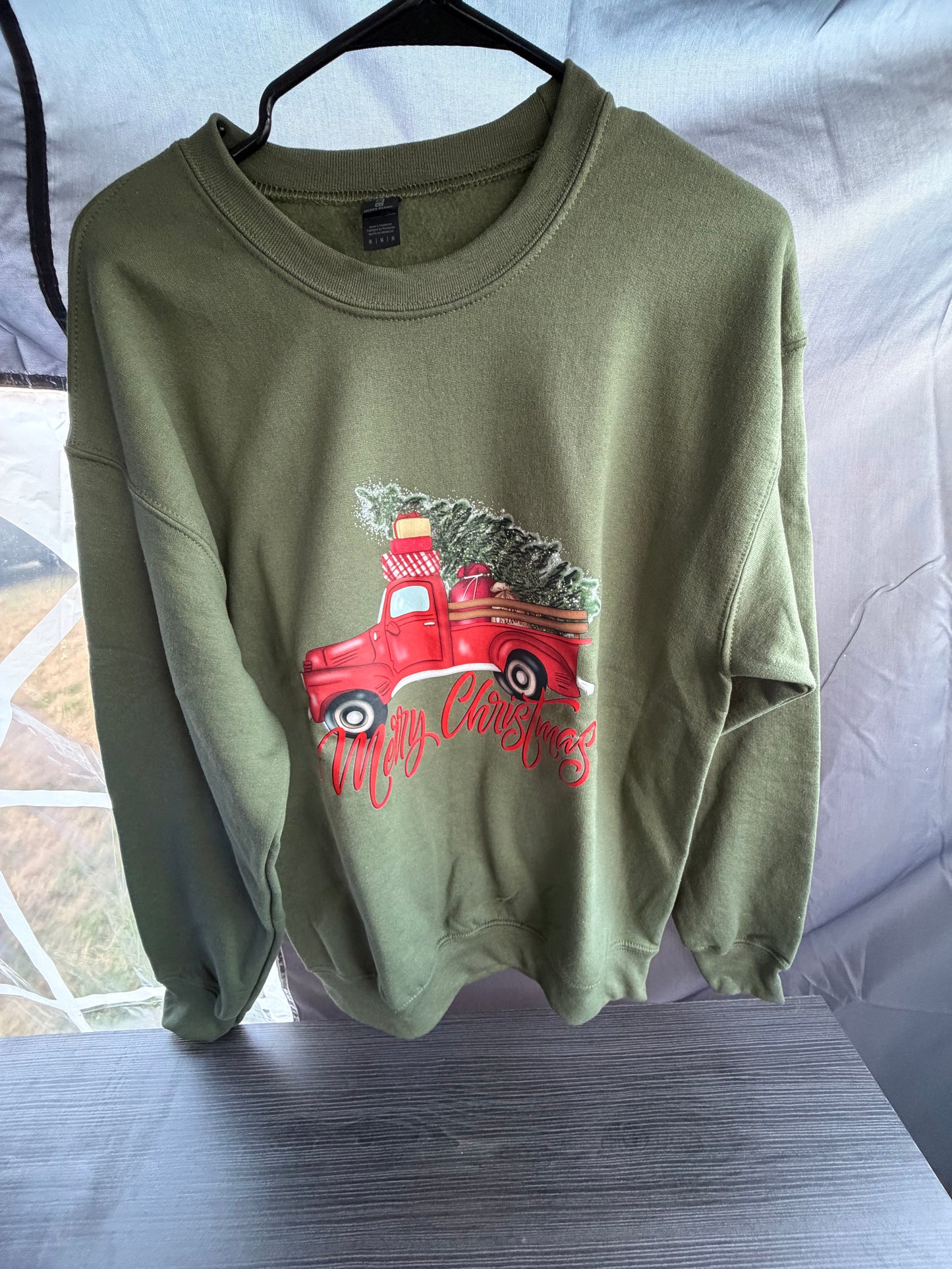 Crewneck - Merry Christmas Truck