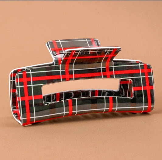 Plaid Hair Clip