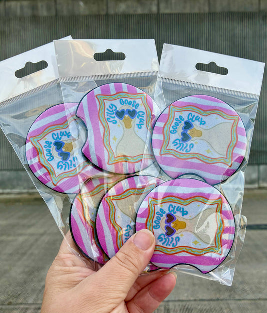 Silly goose club car coasters