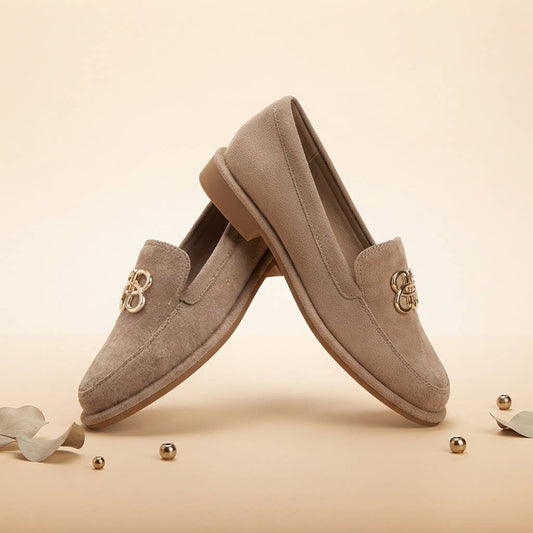 Flat Loafer with Buckle