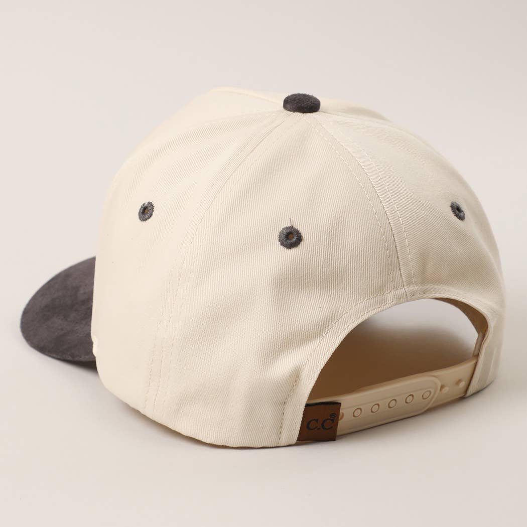 So Apparently I Have An Attitude Two-Tone Suede Trucker Hat