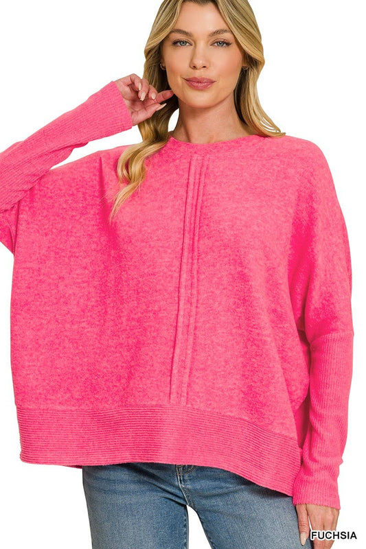 Hacci Center Seam Oversized Sweater