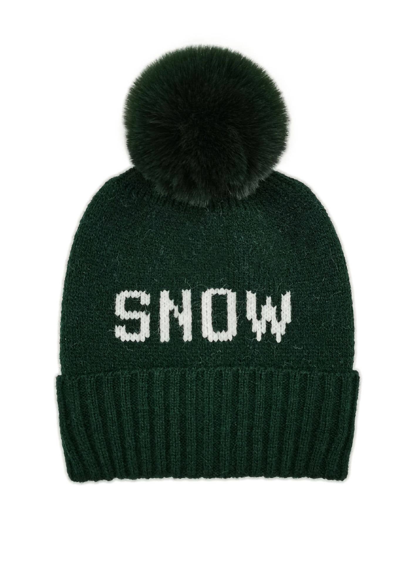 Snow Pom Pom Beanie