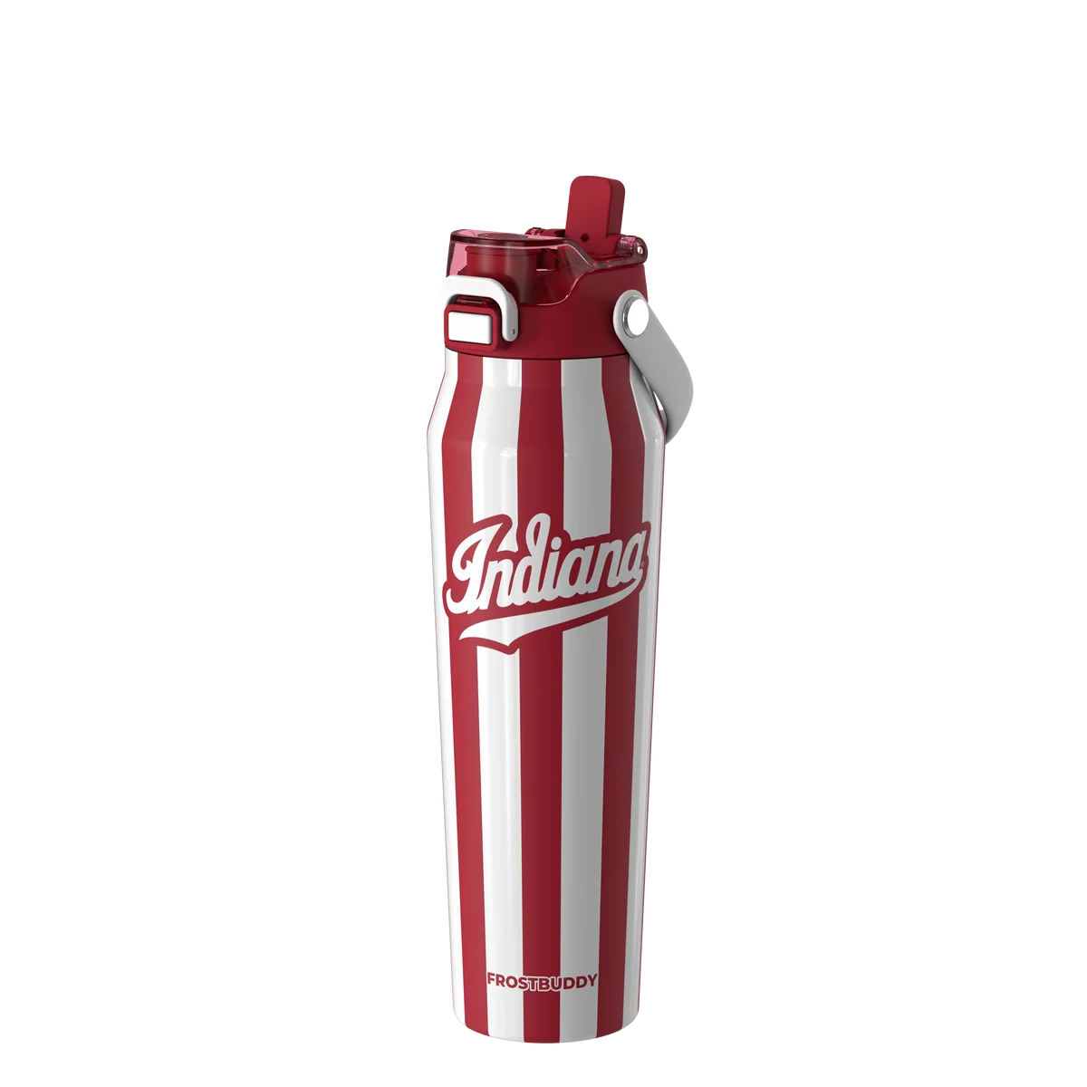 Bottle Buddy 32oz Indiana Hoosiers Candy Stripes