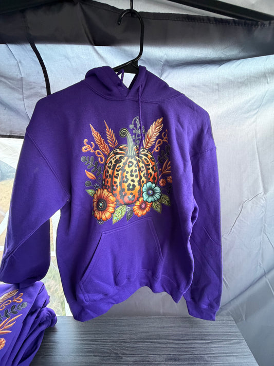 Hoodie- Cheetah Pumpkins