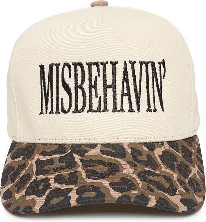 ‘MisBehavin’  Two Tone Trucker Hat