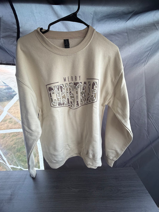 Crewneck - Merry Christmas Camo