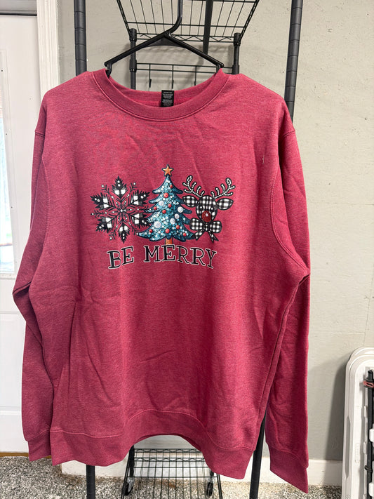 Crewneck - Be Merry