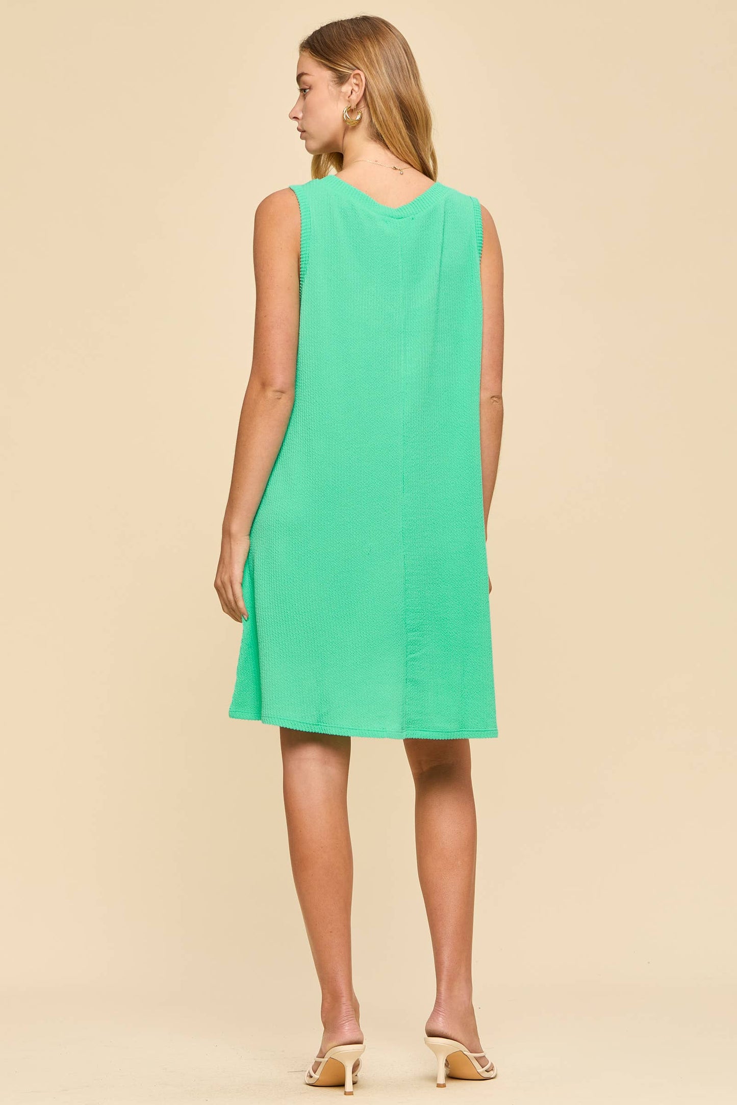 Lightweight V-Neck Tank Dress