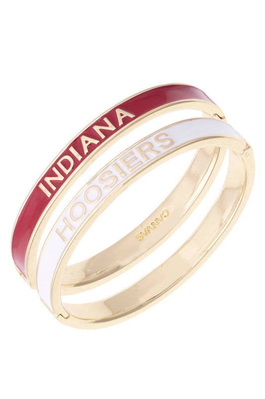 Indiana Hoosiers Hinge Bangle