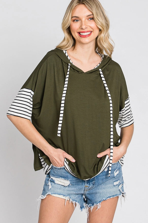 Double Layer Hoodie Curvy