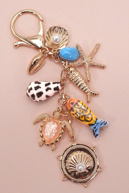 Ocean Inspired Bag Charm