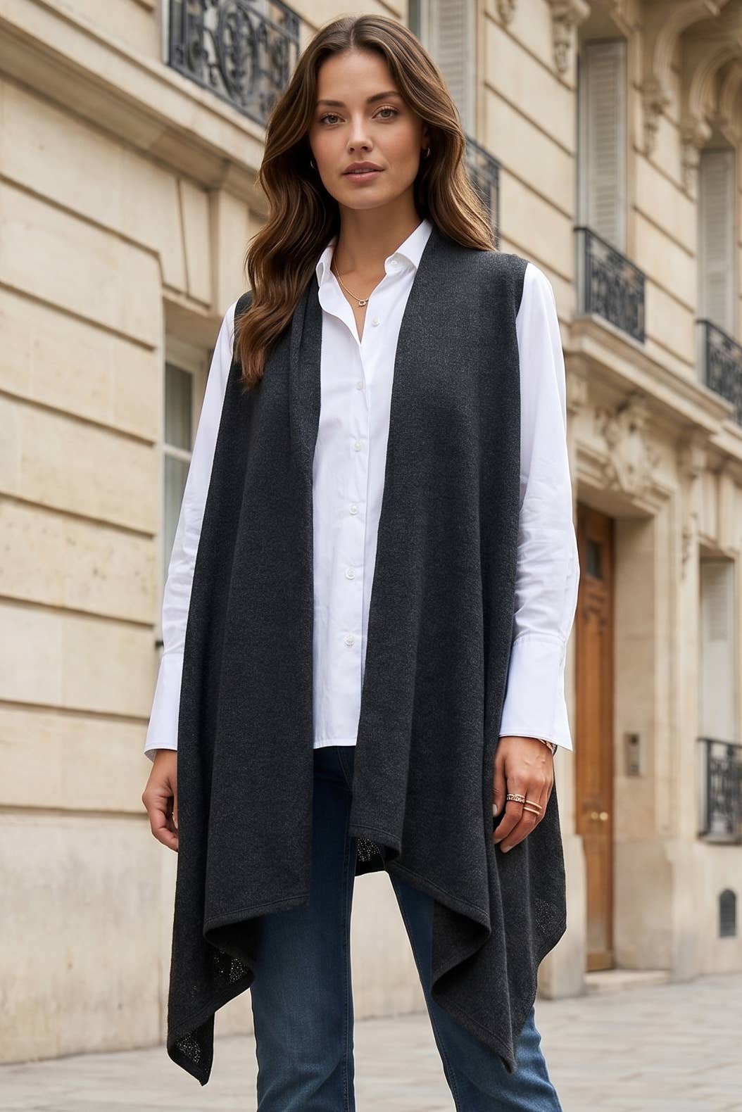Sleeveless Knit Vest