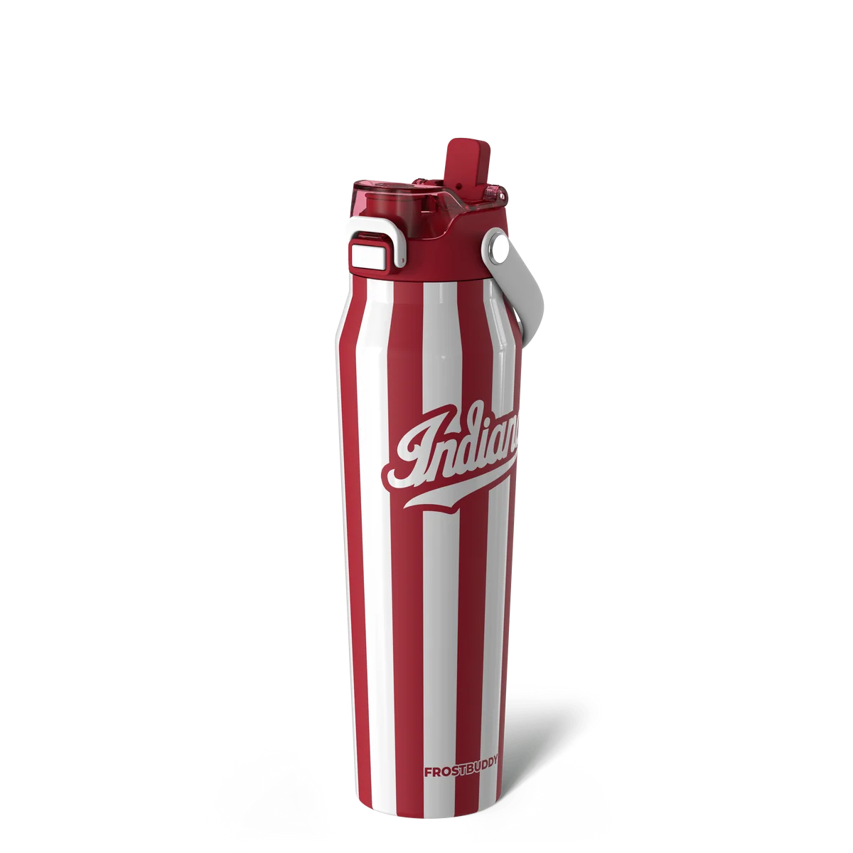 Bottle Buddy 32oz Indiana Hoosiers Candy Stripes