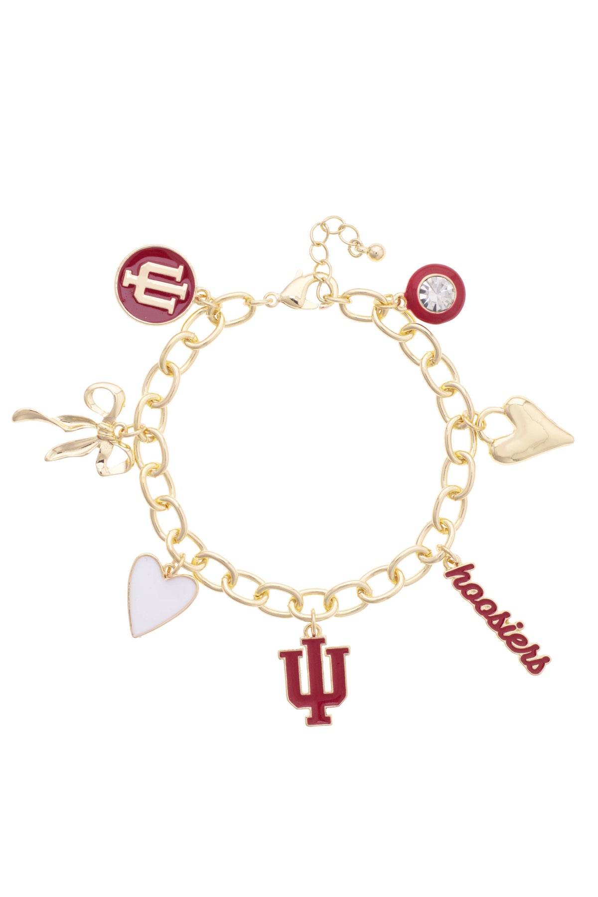 Indiana Hoosiers Charm Bracelet