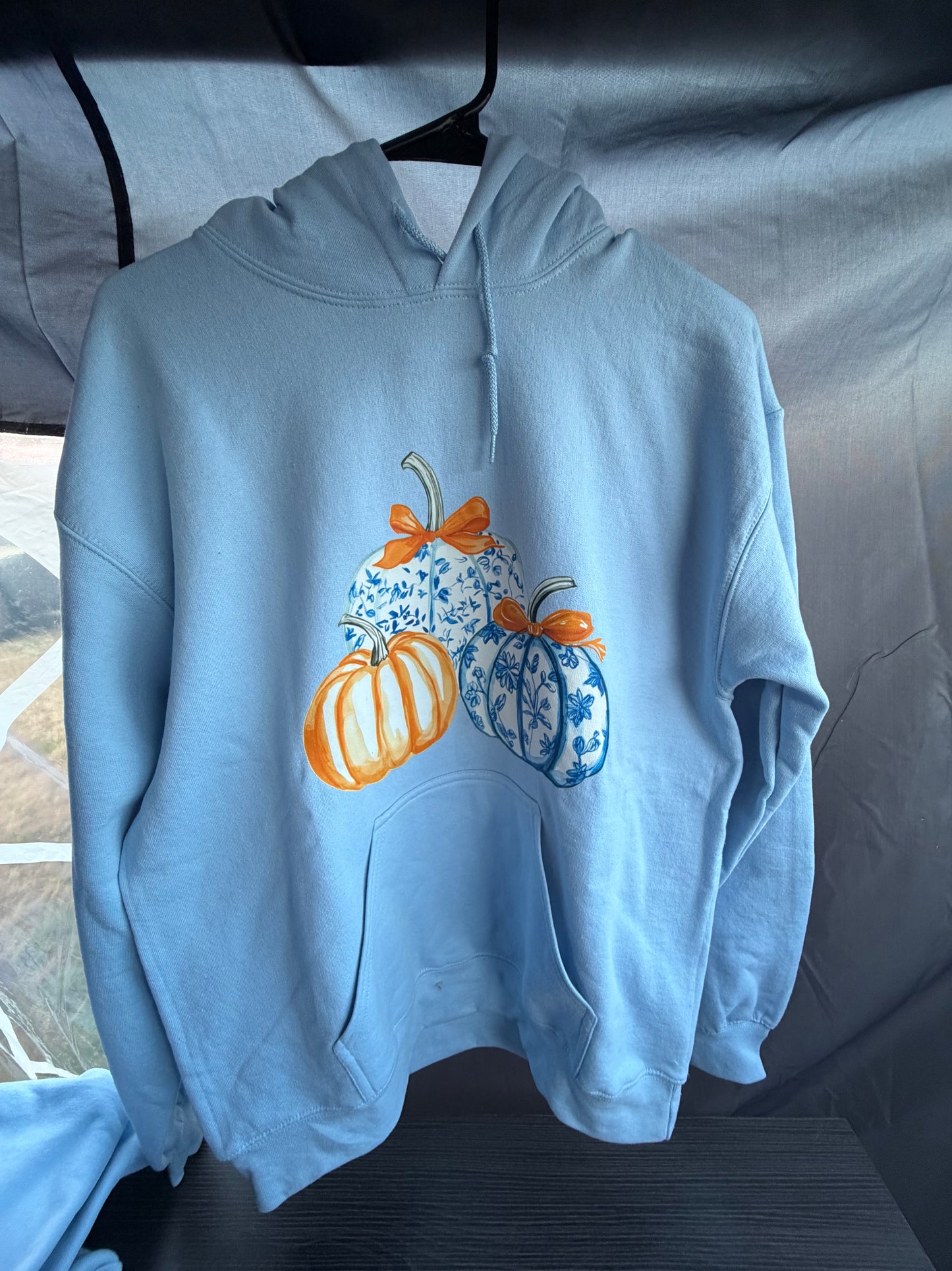 Hoodie- Blue Pumpkins