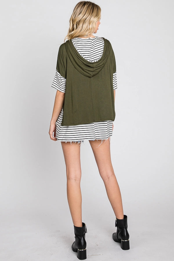 Double Layer Hoodie Curvy