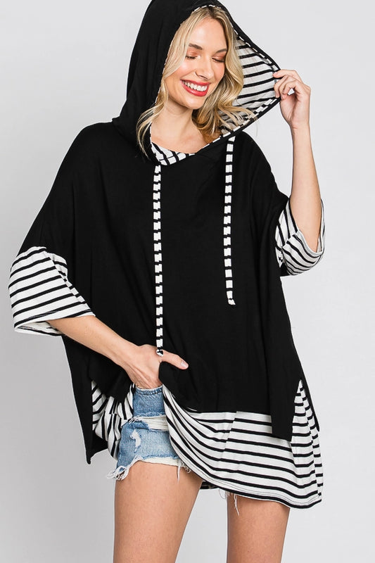 Double Layer Hoodie Curvy