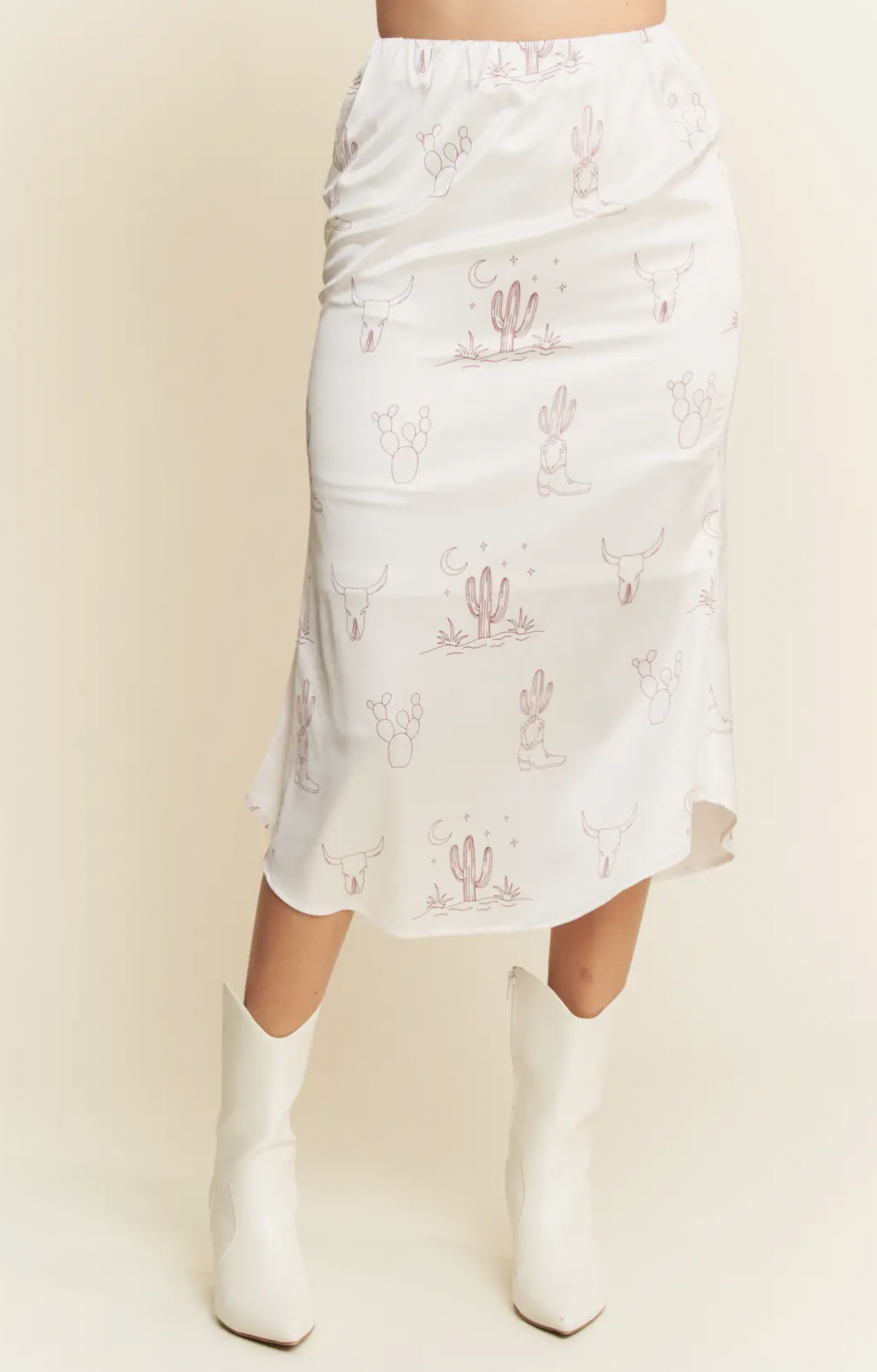 Western Conversational Maxi Skirt- Curvy