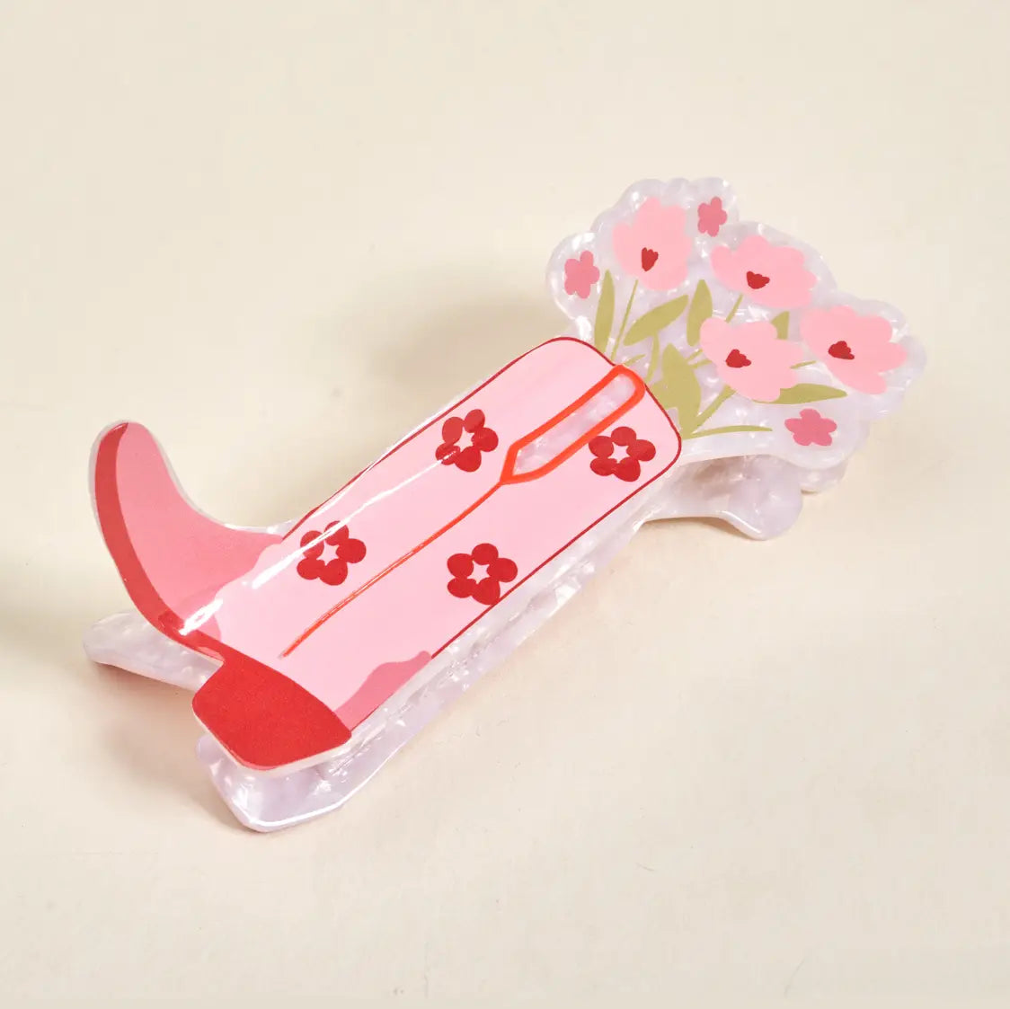 Cowgirl Boot Claw Clip
