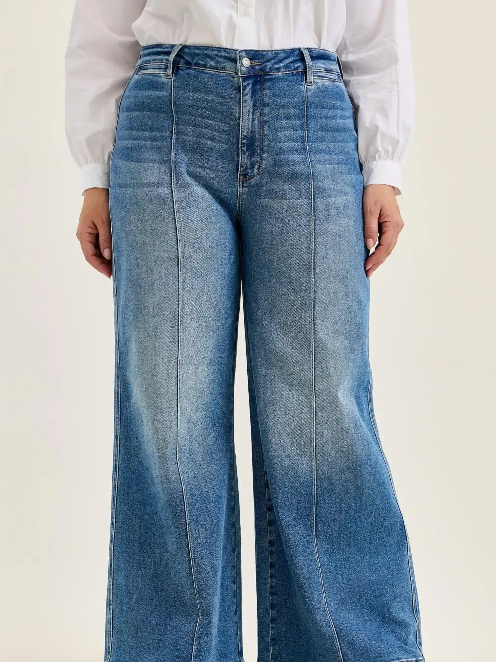 High Waist Multi Inseam Jeans Curvy