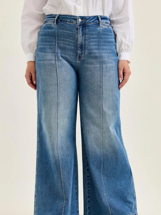 High Waist Multi Inseam Jeans Curvy