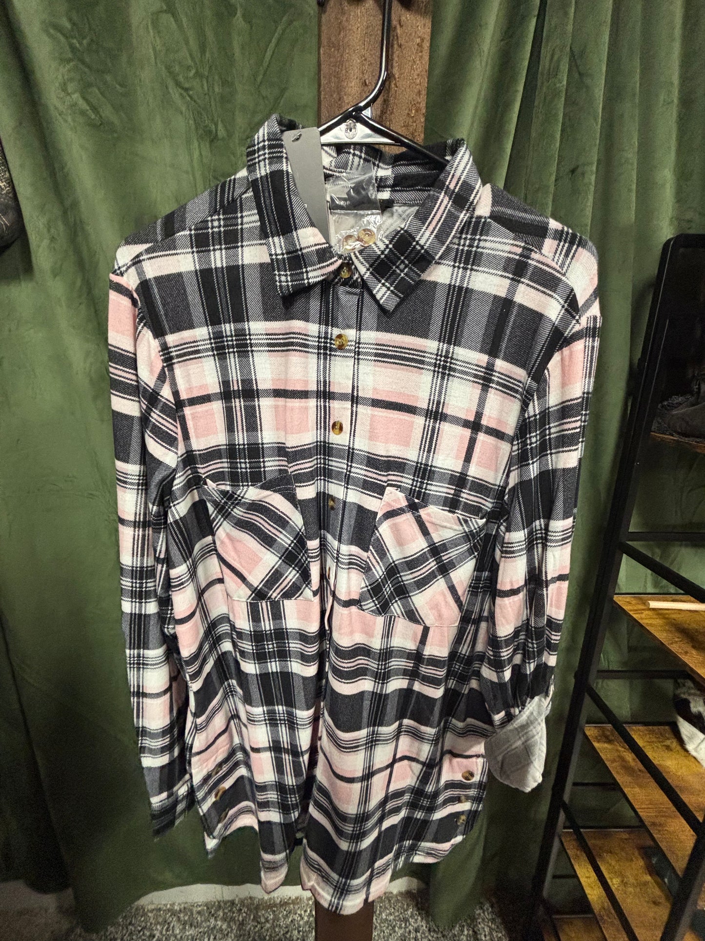 Classic Flannel Pink- Curvy
