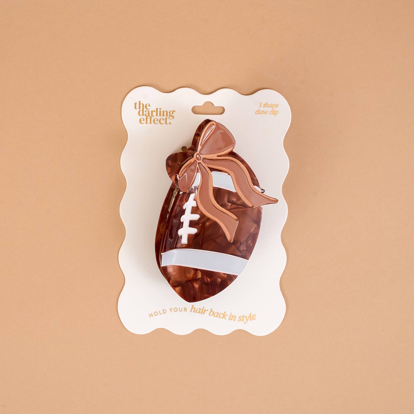 Fab Football Hair Clip