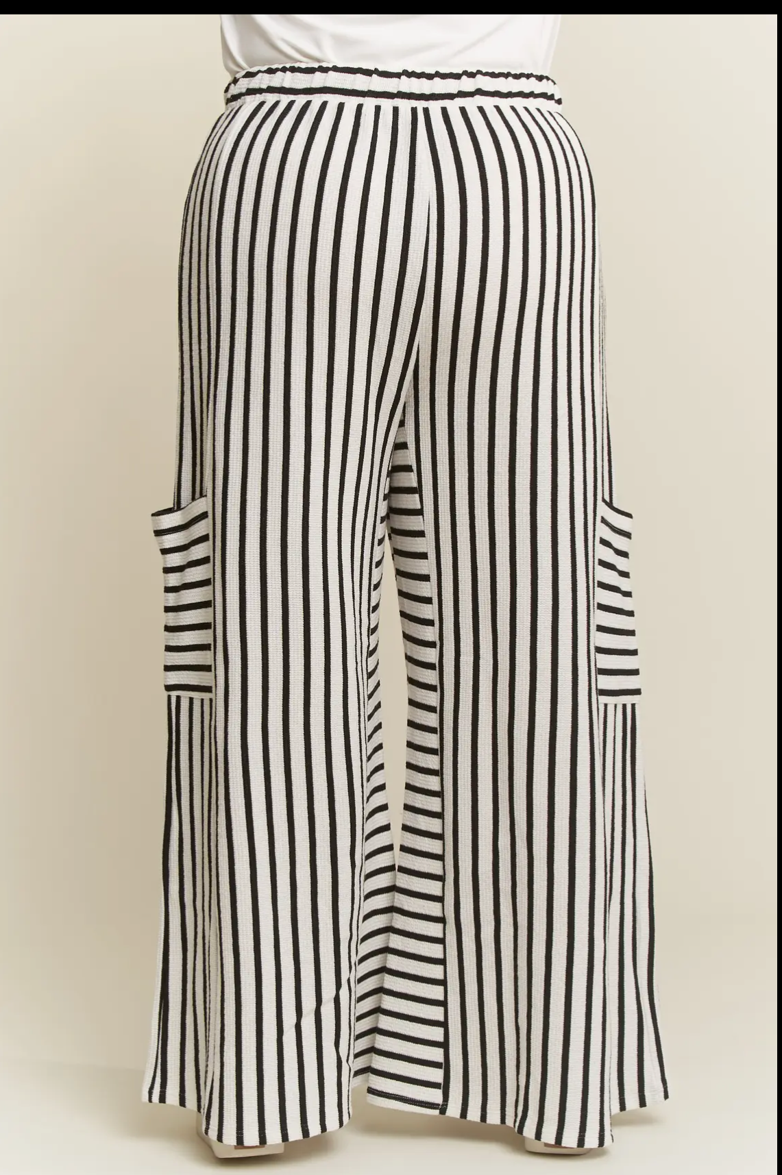 Wide Leg Pants Striped