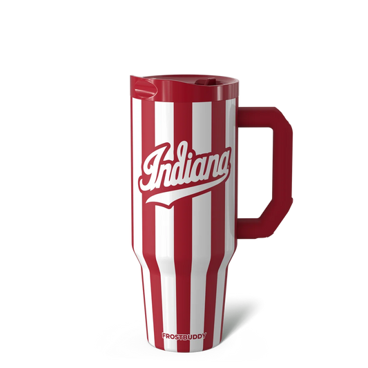 Indiana Hoosiers Candy Stripe 40 oz