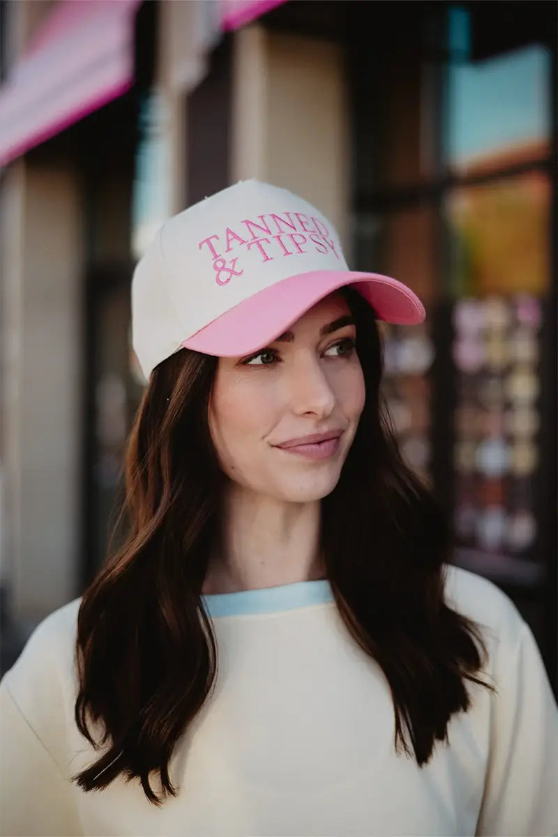 Tanned & Tipsy Wholesale Two-Tone Hat College Grad Gift