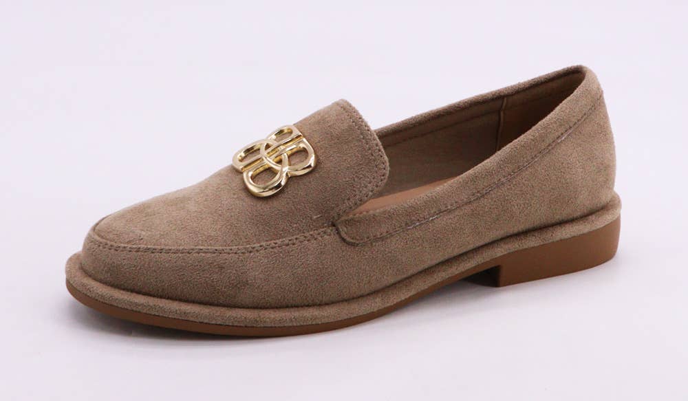 Flat Loafer with Buckle