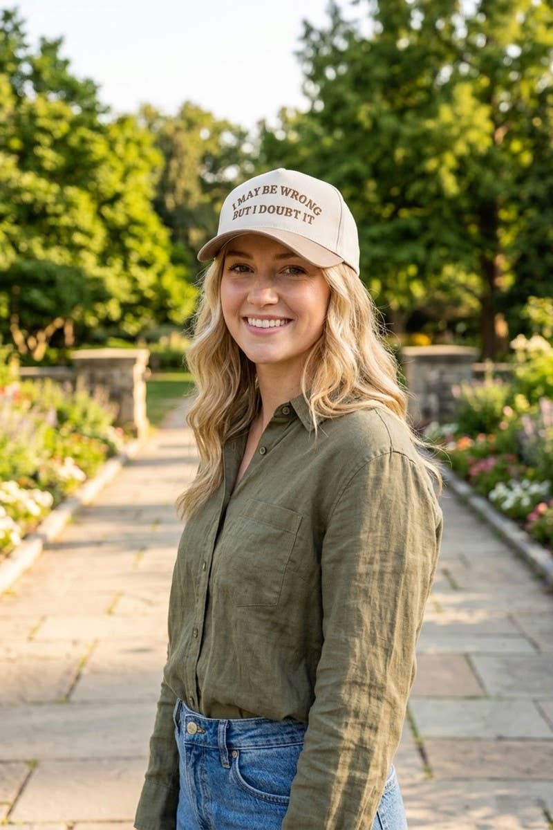 “I May Be Wrong, But I Doubt It” Two Tone Snapback Hat
