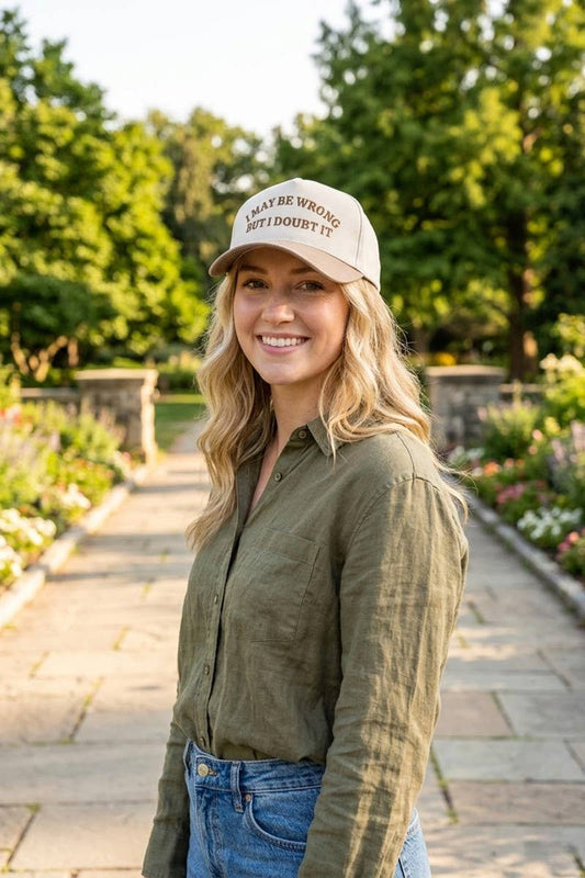 “I May Be Wrong, But I Doubt It” Two Tone Snapback Hat